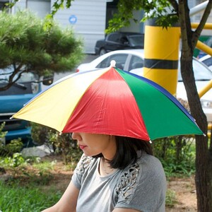 우산 모자(캠핑,썬캡)