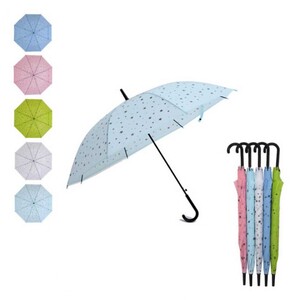 반투명 별무늬 우산(색상랜덤)