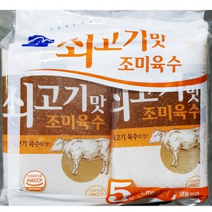대용량 업소용 식자재 냉면육수(면사랑 쇠고기맛 340gx5입)