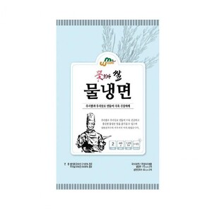 (냉장)꽃보다쌀 물냉면(면170gx2개/소스50gx2개) (우리밀식품 우리밀 물냉면 냉면
